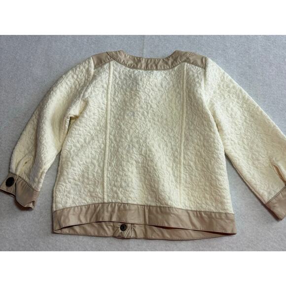 Aphorism Ivory Quilted Girl's Jacket size 18 Months 18M - Picture 6 of 6